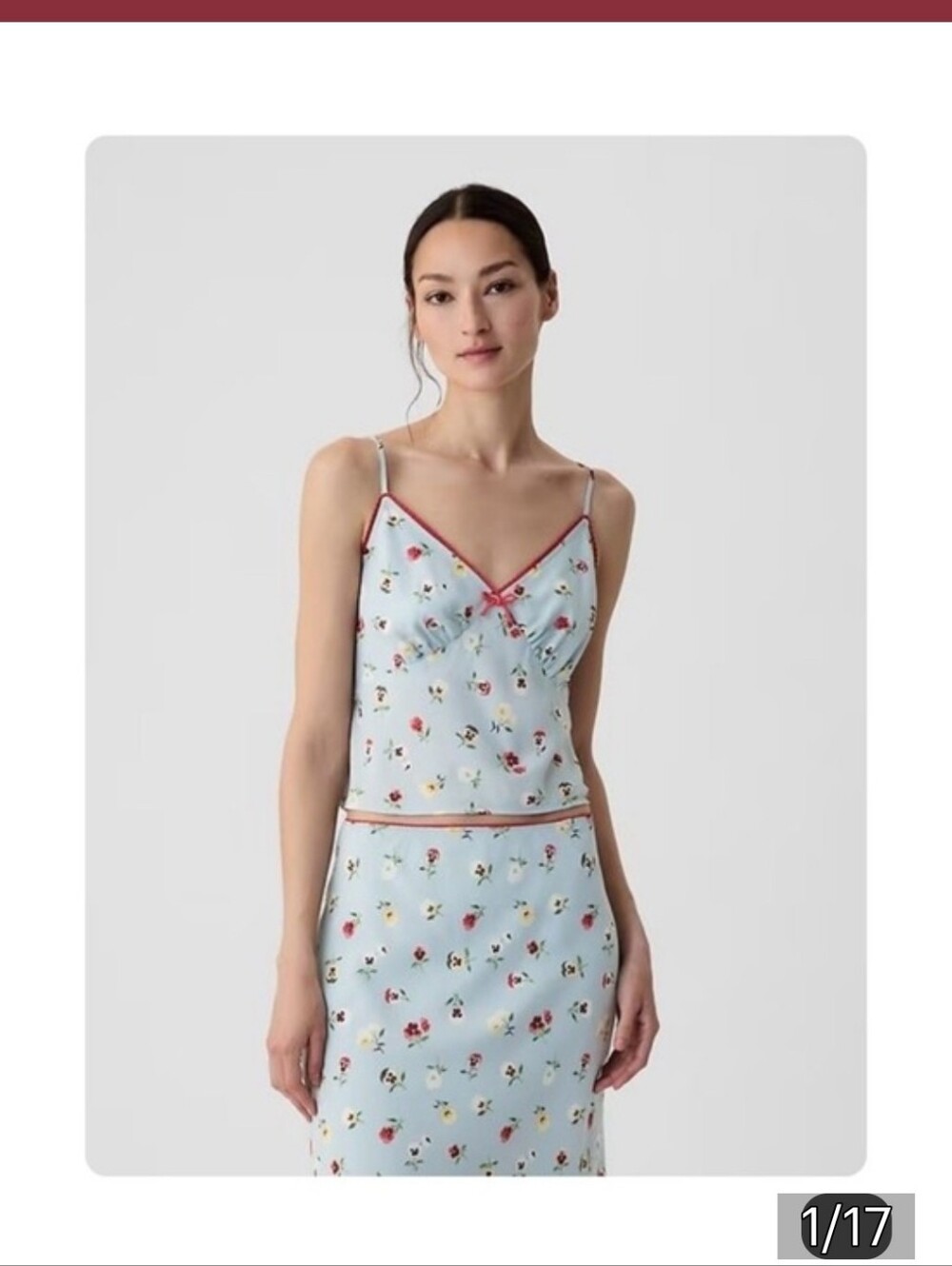Doen For GAP Lightblue Print Camisole